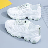 Maxbell Women Casual Shoes Breathable Female Summer Shoes for Running Summer Outdoor 38 Green