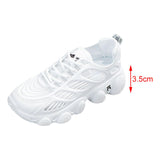Maxbell Women Casual Shoes Breathable Female Summer Shoes for Running Summer Outdoor 36 White