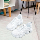 Maxbell Women Casual Shoes Breathable Female Summer Shoes for Running Summer Outdoor 36 White