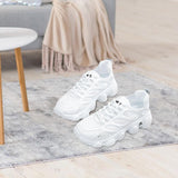 Maxbell Women Casual Shoes Breathable Female Summer Shoes for Running Summer Outdoor 36 White