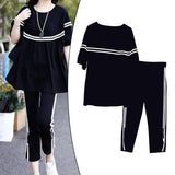 Maxbell Women 2 Piece Outfits Casual Clothes Soft Sweatsuit for Party Vacation XL Black