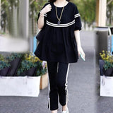 Maxbell Women 2 Piece Outfits Casual Clothes Soft Sweatsuit for Party Vacation XL Black