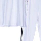 Maxbell Women 2 Piece Outfits Casual Clothes Soft Sweatsuit for Party Vacation XXL White