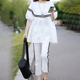 Maxbell Women 2 Piece Outfits Casual Clothes Soft Sweatsuit for Party Vacation XXL White