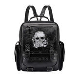 Maxbell Skulls Backpack Durable Large Capacity Steampunk Rucksack for Women Men Work