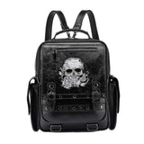 Maxbell Skulls Backpack Durable Large Capacity Steampunk Rucksack for Women Men Work