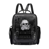 Maxbell Skulls Backpack Durable Large Capacity Steampunk Rucksack for Women Men Work