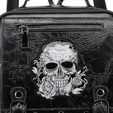 Maxbell Skulls Backpack Durable Large Capacity Steampunk Rucksack for Women Men Work
