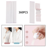 Maxbell 360 Pieces Strong Clothing Tape for All Fabric Types Clothes Dress 1.2cmx8.5cm