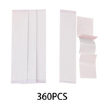 Maxbell 360 Pieces Strong Clothing Tape for All Fabric Types Clothes Dress 1.2cmx8.5cm