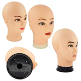 Maxbell Realistic Mannequin Head Foam Wig Display Stand for Make up Hat Hair Styling Women