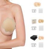 Maxbell 2Pcs Invisible Bra Adhesive Bras for Sleeveless Dress Bathing suits Bagged