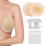 Maxbell 2Pcs Invisible Bra Adhesive Bras for Sleeveless Dress Bathing suits Bagged