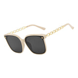 Maxbell Sunglasses Womens Trendy Stylish Sun Glasses for Outdoor Backpacking Cosplay Yellow