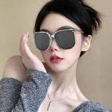 Maxbell Sunglasses Womens Trendy Stylish Sun Glasses for Outdoor Backpacking Cosplay Gray
