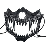 Maxbell Skull Mask Realistic Halloween Mask for Stage Performances Birthday Dress up Style B Black