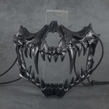 Maxbell Skull Mask Realistic Halloween Mask for Stage Performances Birthday Dress up Style B Black