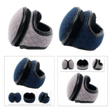 Maxbell Winter Ear Warmers Foldable Ear Muffs for Outdoor Activities Skiing Walking Gray