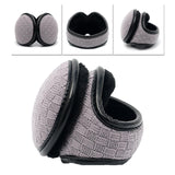 Maxbell Winter Ear Warmers Foldable Ear Muffs for Outdoor Activities Skiing Walking Gray
