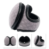 Maxbell Winter Ear Warmers Foldable Ear Muffs for Outdoor Activities Skiing Walking Gray