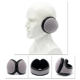 Maxbell Winter Ear Warmers Foldable Ear Muffs for Outdoor Activities Skiing Walking Gray