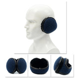 Maxbell Winter Ear Warmers Foldable Ear Muffs for Outdoor Activities Skiing Walking Navy