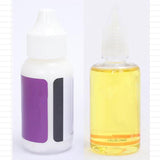 Maxbell 2Pcs Hairs Remover Invisible Waterproof Hold Hair System Adhesive clear