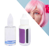 Maxbell 2Pcs Hairs Remover Invisible Waterproof Hold Hair System Adhesive clear