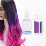 Maxbell 2Pcs Hairs Remover Invisible Waterproof Hold Hair System Adhesive clear