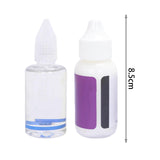 Maxbell 2Pcs Hairs Remover Invisible Waterproof Hold Hair System Adhesive clear