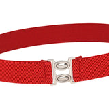Maxbell Women Elastic Waist Belt Casual Waistband for Festivals Birthday Gift Street Red