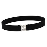 Maxbell Women Elastic Waist Belt Casual Waistband for Festivals Birthday Gift Street Black