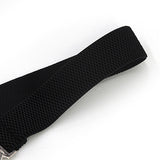 Maxbell Women Elastic Waist Belt Casual Waistband for Festivals Birthday Gift Street Black
