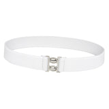 Maxbell Women Elastic Waist Belt Casual Waistband for Festivals Birthday Gift Street White