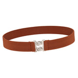 Maxbell Women Elastic Waist Belt Casual Waistband for Festivals Birthday Gift Street Brown