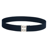 Maxbell Women Elastic Waist Belt Casual Waistband for Festivals Birthday Gift Street Deep Blue