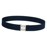 Maxbell Women Elastic Waist Belt Casual Waistband for Festivals Birthday Gift Street Deep Blue