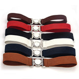 Maxbell Women Elastic Waist Belt Clothing Decor Waistband for Shopping Travel Street Red