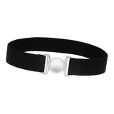 Maxbell Women Elastic Waist Belt Clothing Decor Waistband for Shopping Travel Street Black