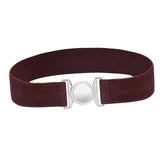 Maxbell Women Elastic Waist Belt Clothing Decor Waistband for Shopping Travel Street Coffee