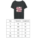 Maxbell Women's T Shirts Loose Casual Letter Graphic Print Comfortable Crewneck Tees