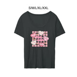 Maxbell Women's T Shirts Loose Casual Letter Graphic Print Comfortable Crewneck Tees