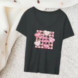 Maxbell Women's T Shirts Loose Casual Letter Graphic Print Comfortable Crewneck Tees