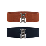 Maxbell Women Elastic Waist Belt Stylish Dress Accessories Girdle Lady Cinch Brown