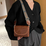 Maxbell Womens Shoulder Bag Trendy Casual Ladies Handbag Detachable Adjustable Strap Brown