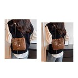 Maxbell Women Chain Shoulder Bag Stylish Chain Shoulder Strap for Street Work Summer Coffee