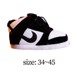 Maxbell Winter Footwear Soft Lightweight Warm Household Shoes for Gifts Dorm Bedroom Black