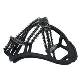 Maxbell Spikes Shoe Crampons for Snow and Ice for Ice Fishing Jogging Mountaineering EU 36 to 41
