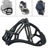 Maxbell Spikes Shoe Crampons for Snow and Ice for Ice Fishing Jogging Mountaineering EU 36 to 41