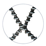 Maxbell Spikes Shoe Crampons for Snow and Ice for Ice Fishing Jogging Mountaineering EU 41 to 46